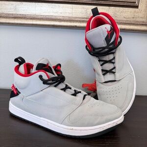 Nike Mens Air Jordan Fadeaway AO1329-060 Gray Basketball Shoes Sneakers Size 10